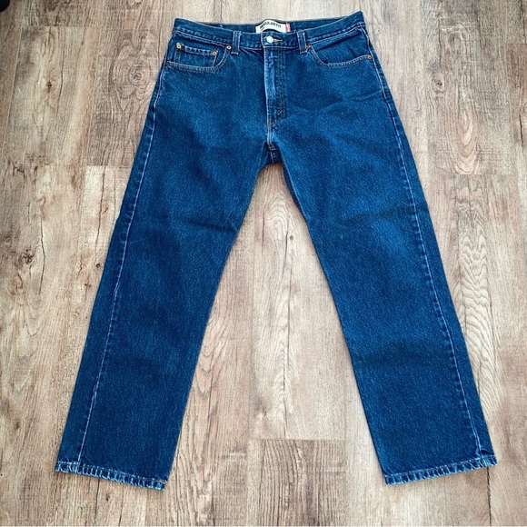 Levi's 505 Blue Straight Jeans Classic Fit - Picture 5 of 10